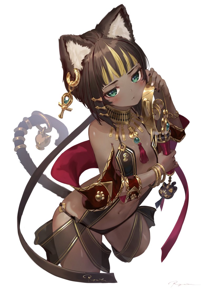 bastet (original and 1 more) drawn by ryota_(ry_o_ta)