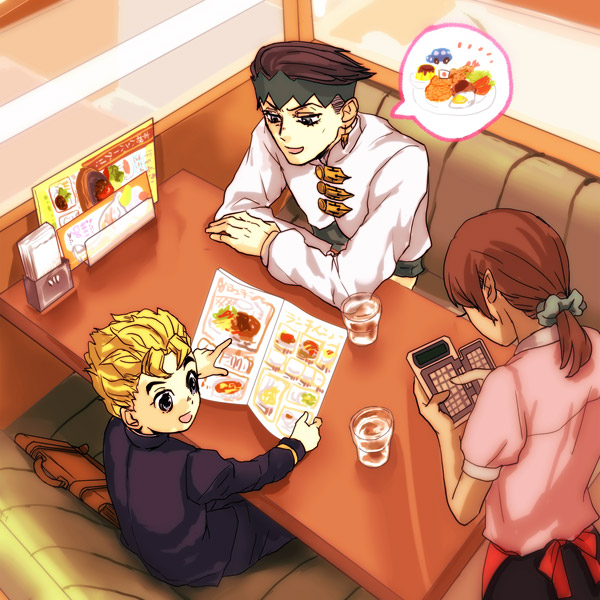 kishibe rohan and hirose koichi (jojo no kimyou na bouken and 1 more) drawn by nasiko745