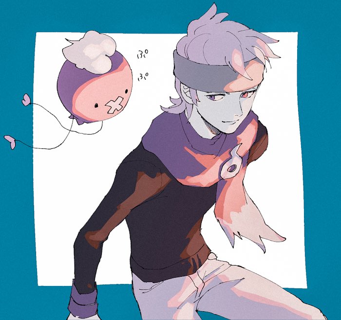 drifloon and morty (pokemon and 1 more) drawn by p-40_(tukinosita-de)