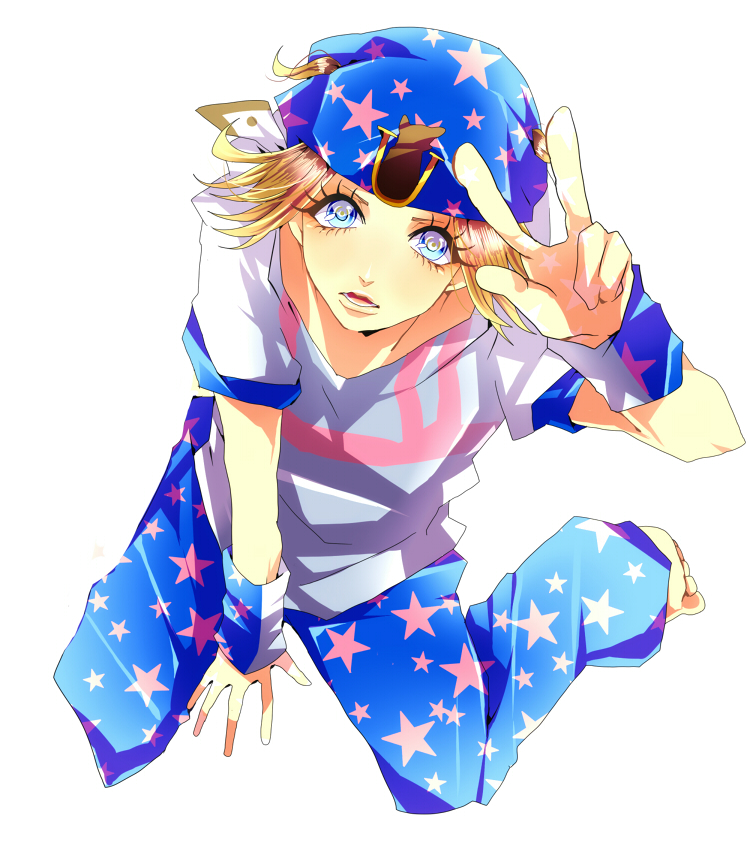 johnny joestar (jojo no kimyou na bouken and 1 more) drawn by milkamutea051