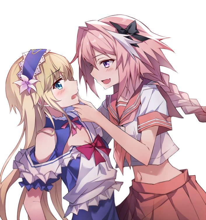 astolfo and chevalier d'eon (fate and 2 more) drawn by tsuezu