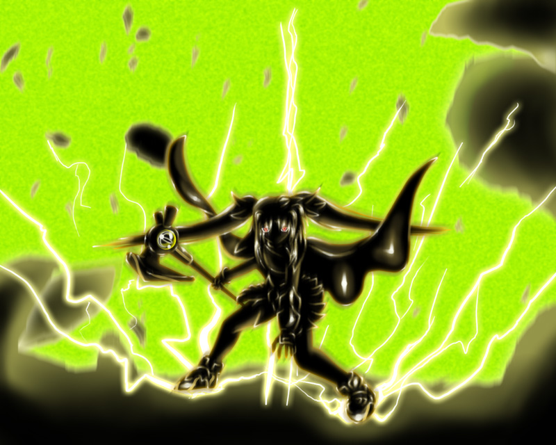 fate testarossa and bardiche (lyrical nanoha and 2 more)