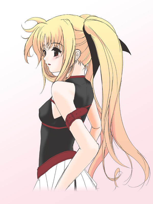 fate testarossa (lyrical nanoha and 1 more) drawn by frapowa