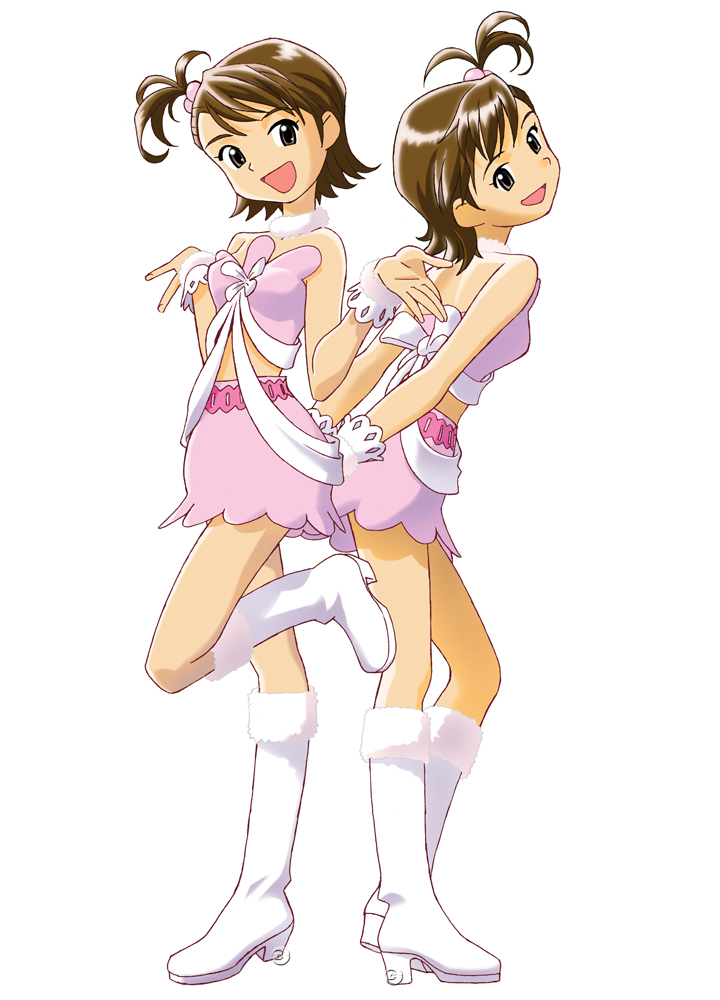 futami mami and futami ami (idolmaster and 1 more) drawn by kubooka_toshiyuki