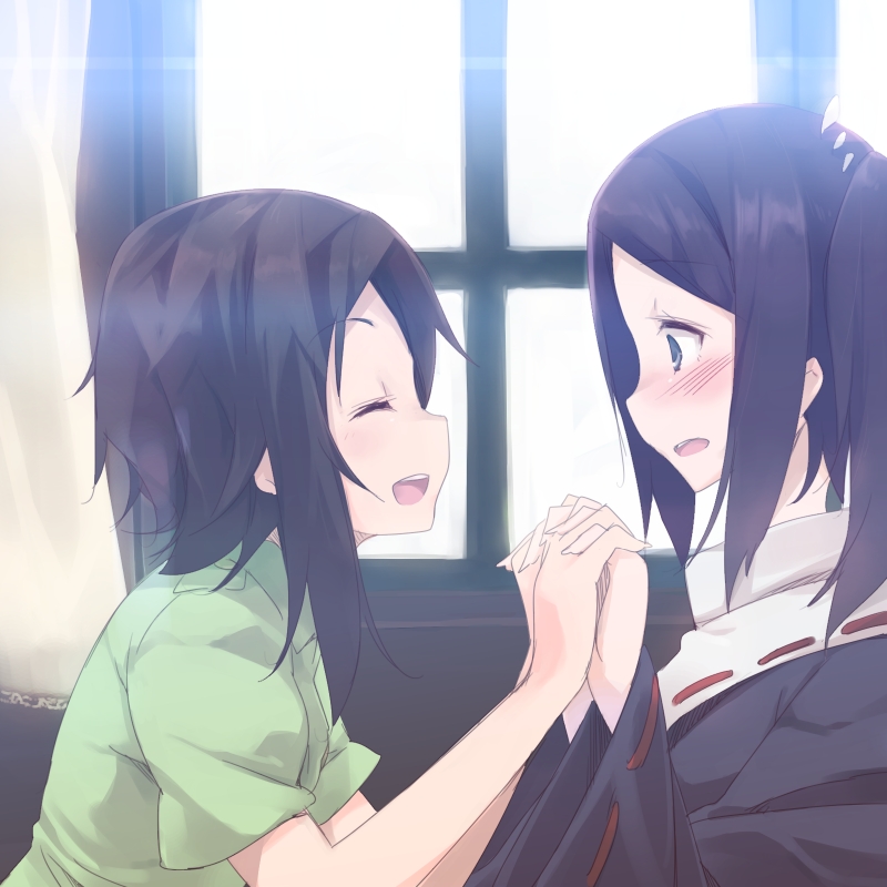 sorami kanata and yumina (sora no woto) drawn by kawaisou
