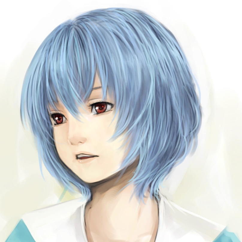 ayanami rei (neon genesis evangelion) drawn by yui_7