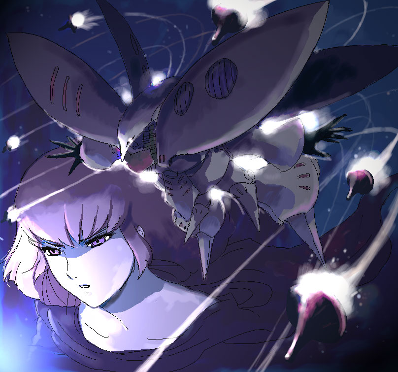 haman karn and qubeley (gundam and 2 more) drawn by mizuhara_aki