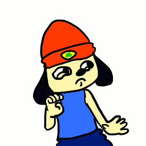 parappa and snoop dogg (parappa the rapper) drawn by skrollmon
