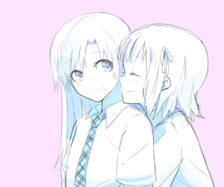 kisaragi chihaya and amami haruka (idolmaster) drawn by sou_(tuhut)