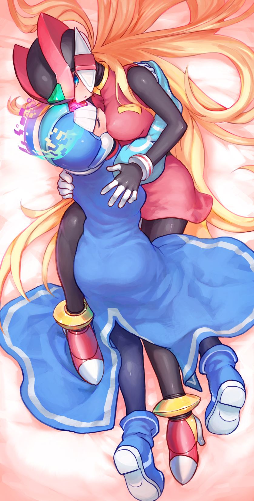 zero, x, zero(z), and cyber elf x (mega man and 1 more) drawn by t-tom