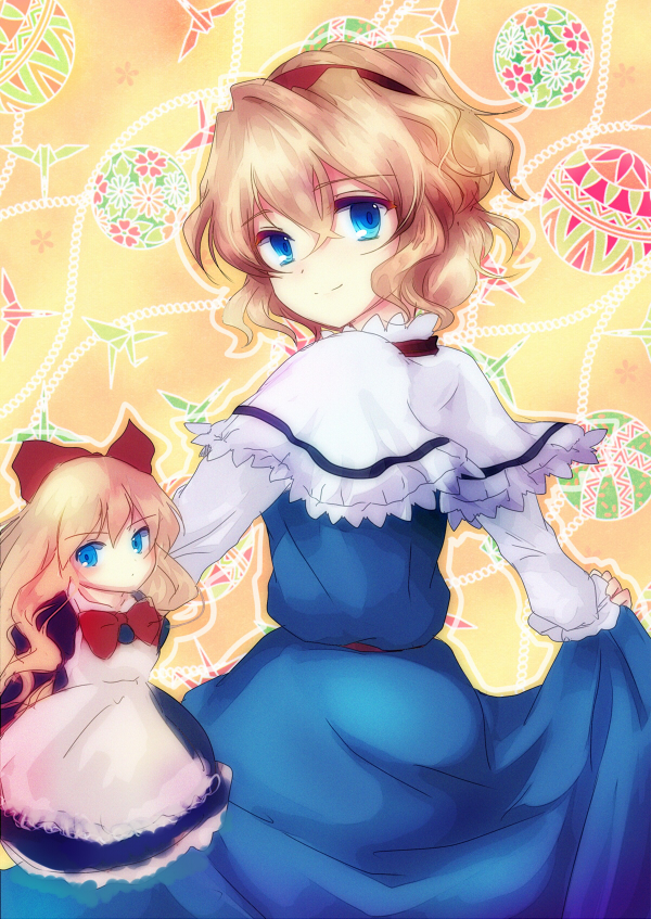 alice margatroid and shanghai doll (touhou) drawn by uranaishi_(miraura)