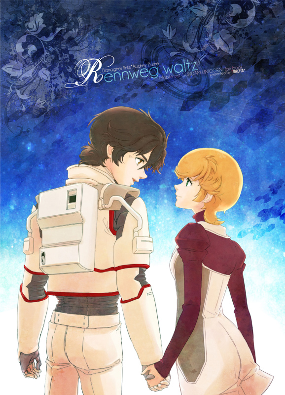mineva lao zabi, banagher links, and audrey burne (gundam and 1 more) drawn by nochini