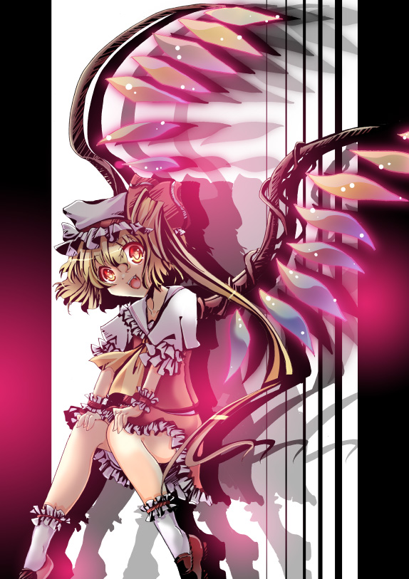 flandre scarlet (touhou) drawn by sakayaki_(burning_soul)