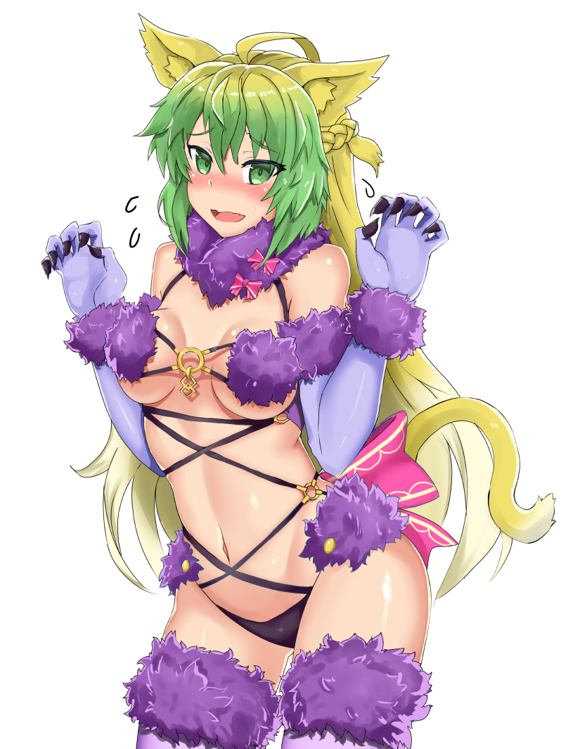 mash kyrielight and atalanta (fate and 2 more) drawn by yuzu_kiro
