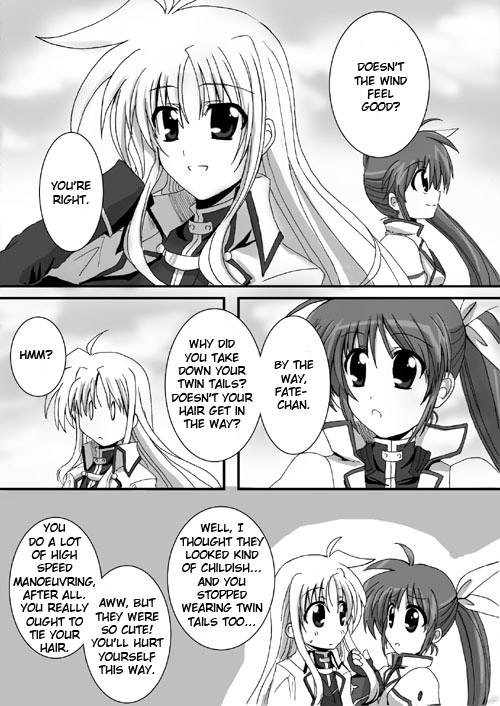 fate testarossa and takamachi nanoha (lyrical nanoha and 1 more)