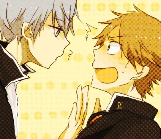 narukami yu and hanamura yousuke (persona and 1 more)