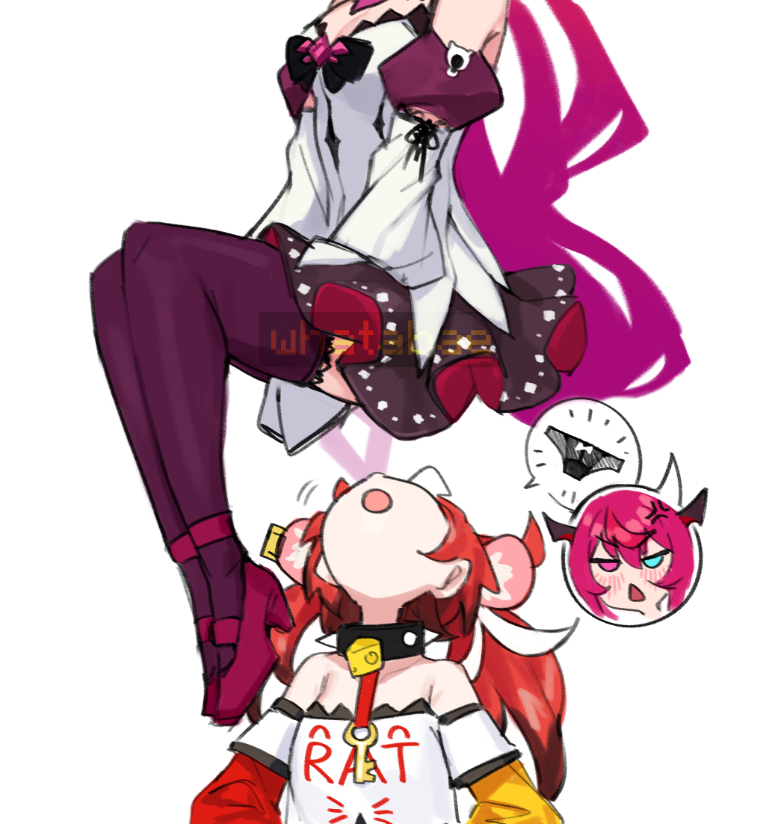 hakos baelz and irys (hololive and 2 more) drawn by dasdokter