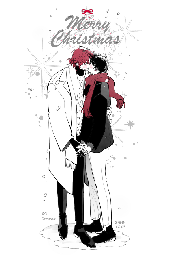 park moo-hyun and kim jaehee (eoduun badaui deungbul-i doeeo) drawn by g_deepblue