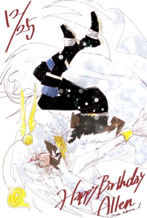 allen walker and timcanpy (d.gray-man) drawn by seto_satoru