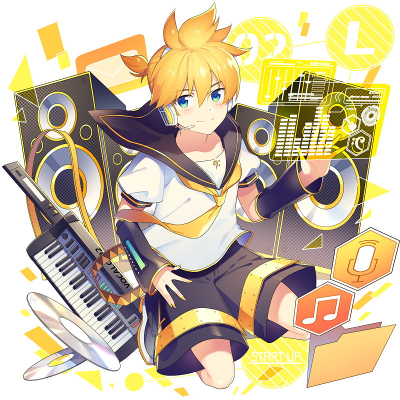 kagamine len (vocaloid) drawn by sinaooo