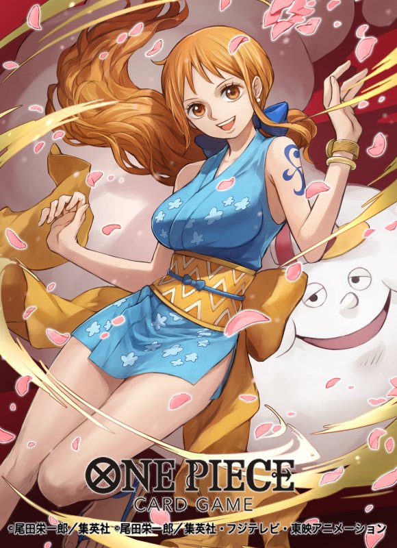 nami and zeus (one piece and 1 more) drawn by uroko_(mnr)