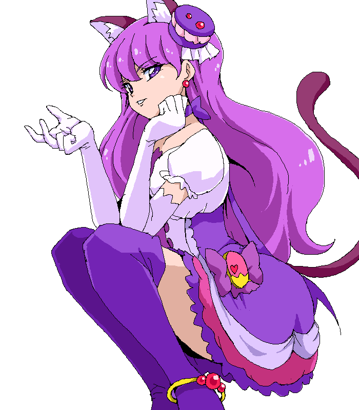 kotozume yukari and cure macaron (precure and 1 more) drawn by uraki