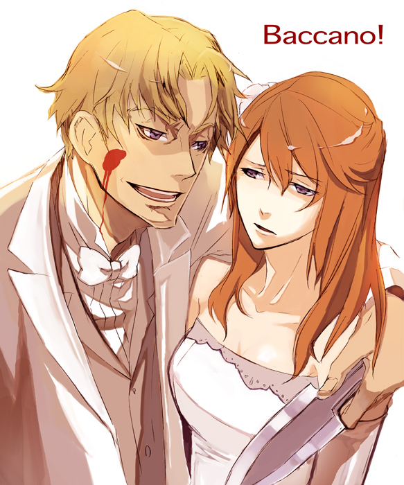 ladd russo and lua klein (baccano!) drawn by sakumi