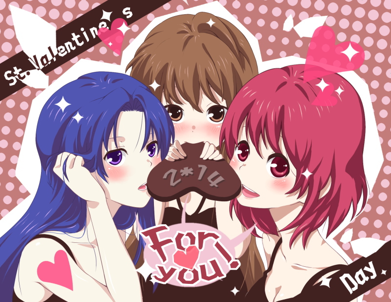 aisaka taiga, kawashima ami, and kushieda minori (toradora!) drawn by mitsuki_meia