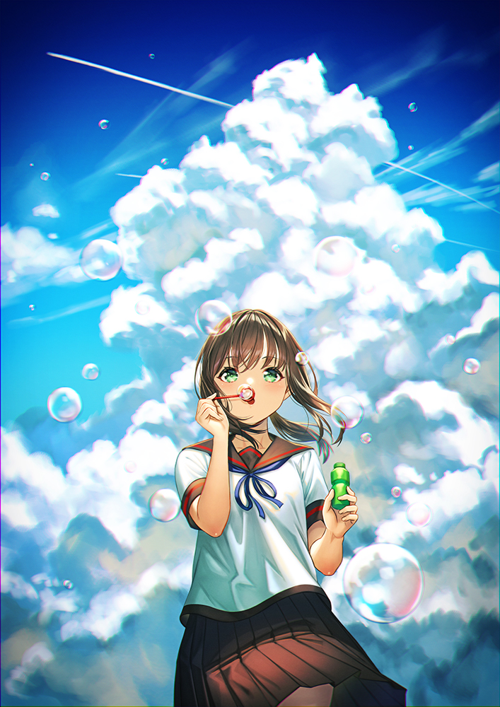 fubuki and fubuki kai ni (kantai collection) drawn by unowen