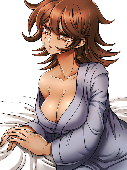owari akane (danganronpa and 1 more) drawn by zakki