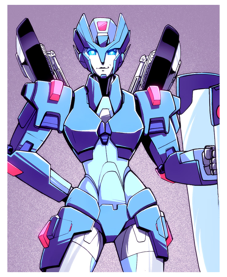 chromia (transformers and 1 more) drawn by josh_burcham and will_mangin