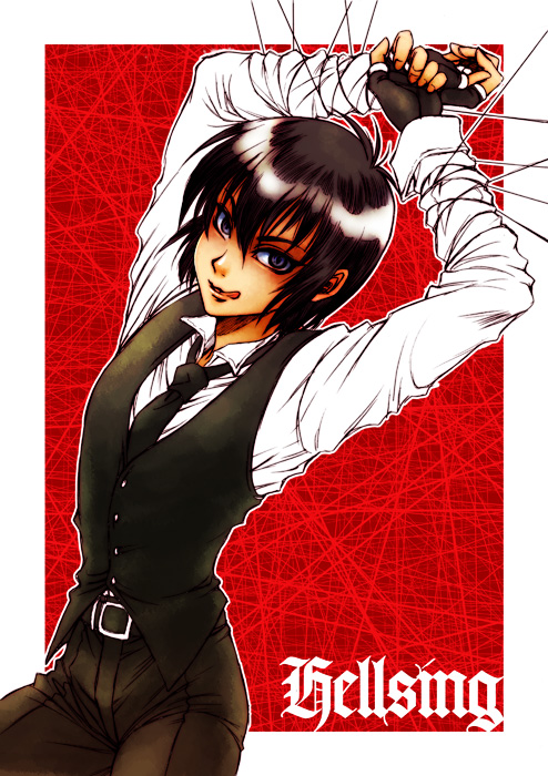 walter c. dornez (hellsing and 1 more) drawn by kida_sukizou