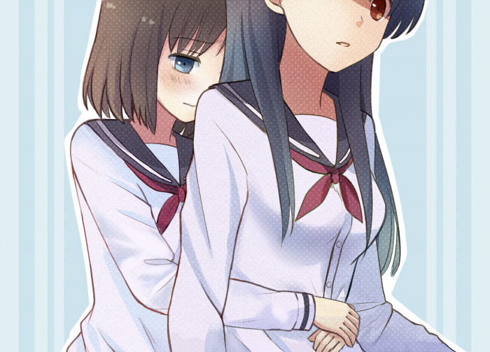 onjouji toki and shimizudani ryuuka (saki and 1 more) drawn by aki-fuyu