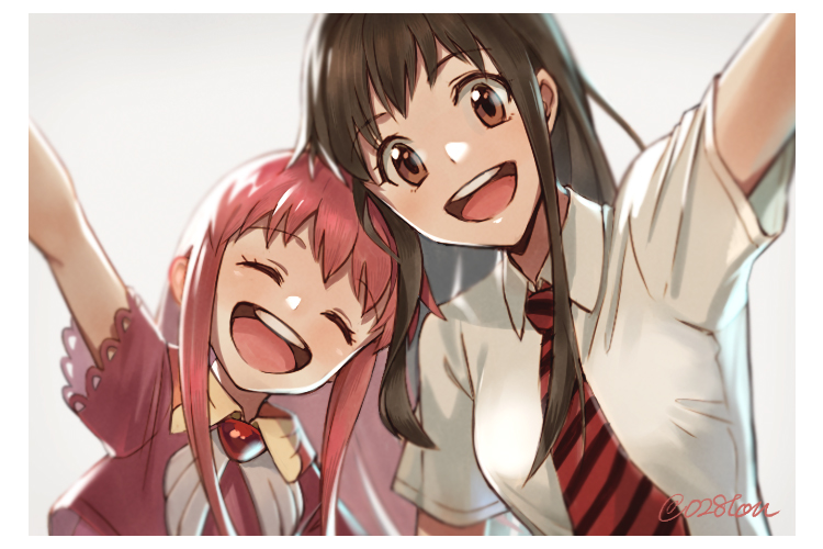 tio and oumi megumi (konjiki no gash!!) drawn by otton
