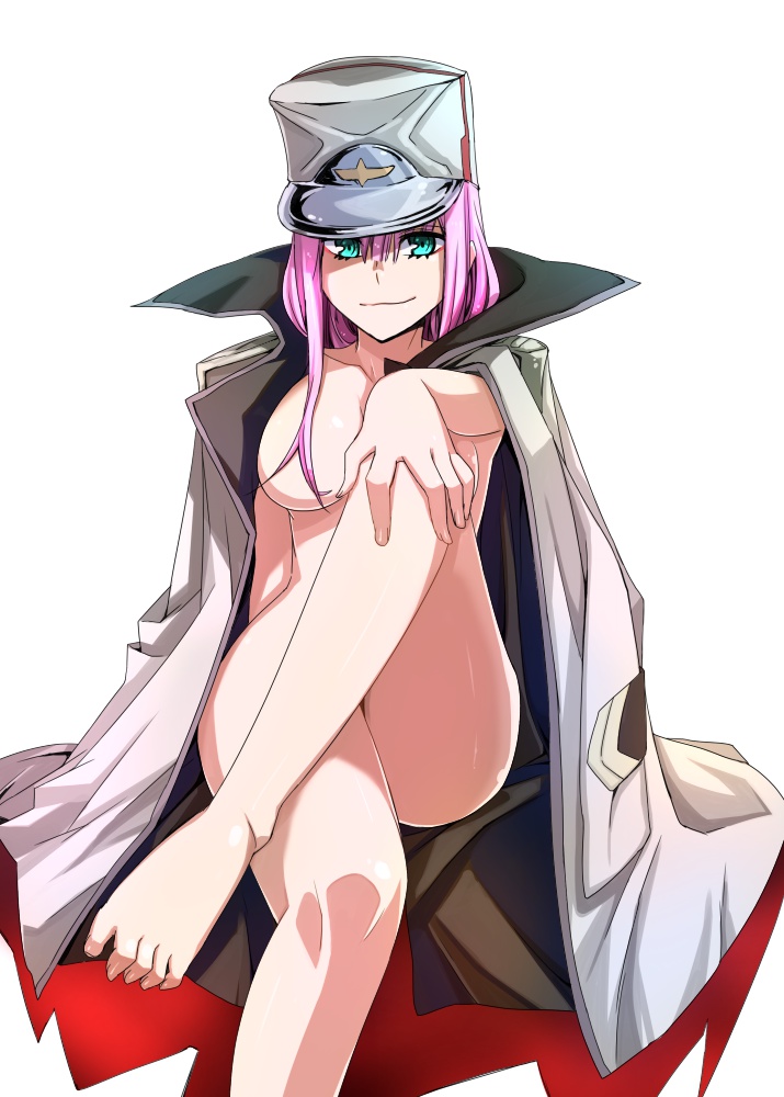 zero two (darling in the franxx) drawn by kuro_(1968)
