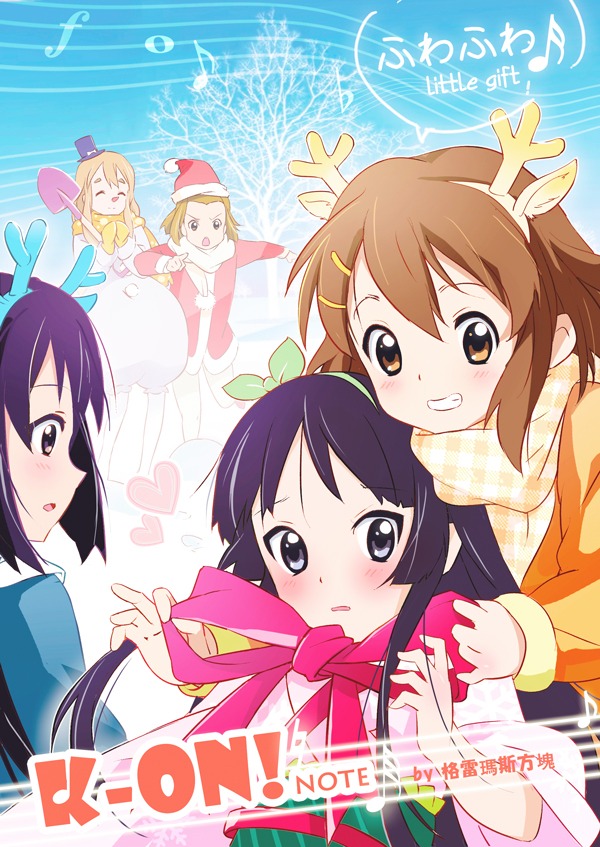 akiyama mio, nakano azusa, hirasawa yui, tainaka ritsu, and kotobuki tsumugi (k-on!) drawn by hitsuji_teimaki