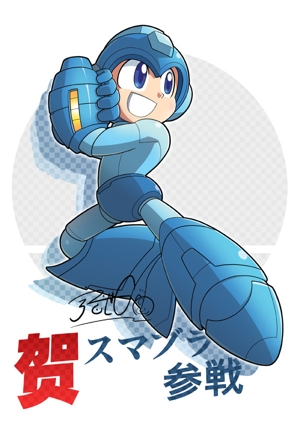 mega man (super smash bros. and 1 more) drawn by g_(gpula)