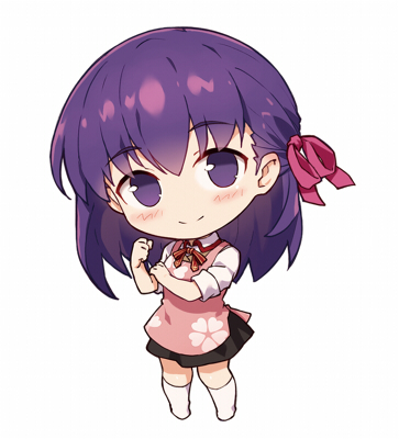matou sakura (fate and 2 more) drawn by gabiran