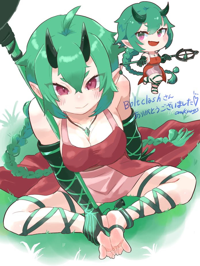 jade (original) drawn by omkuros