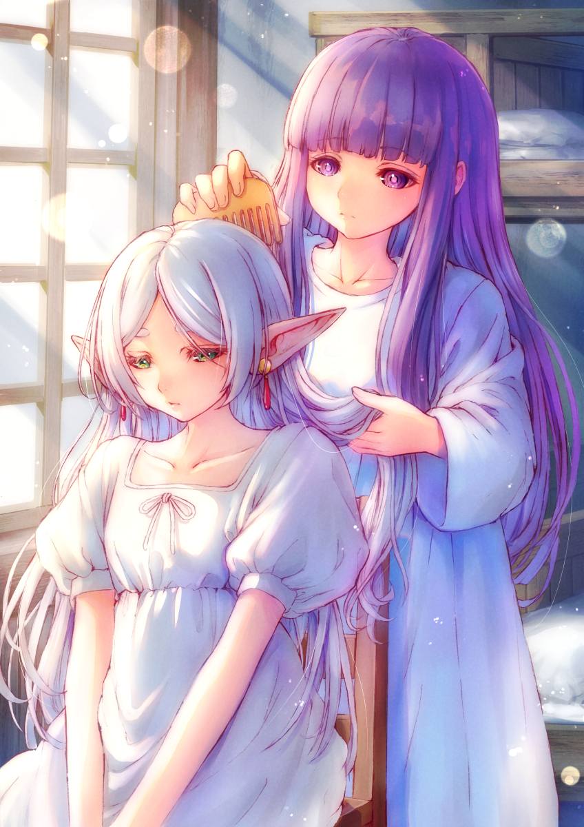 frieren and fern (sousou no frieren) drawn by kodue55