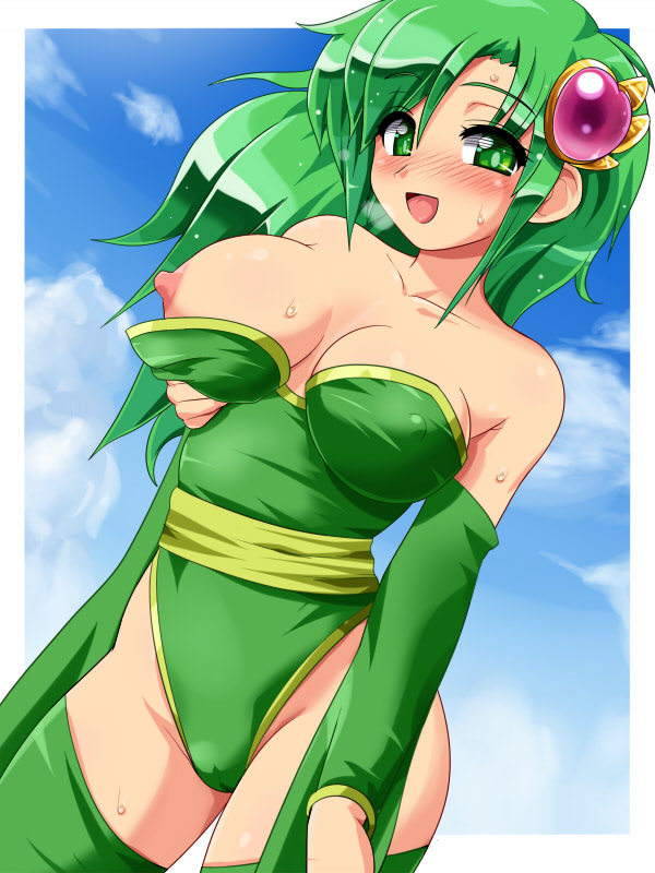rydia (final fantasy and 1 more) drawn by konpeto