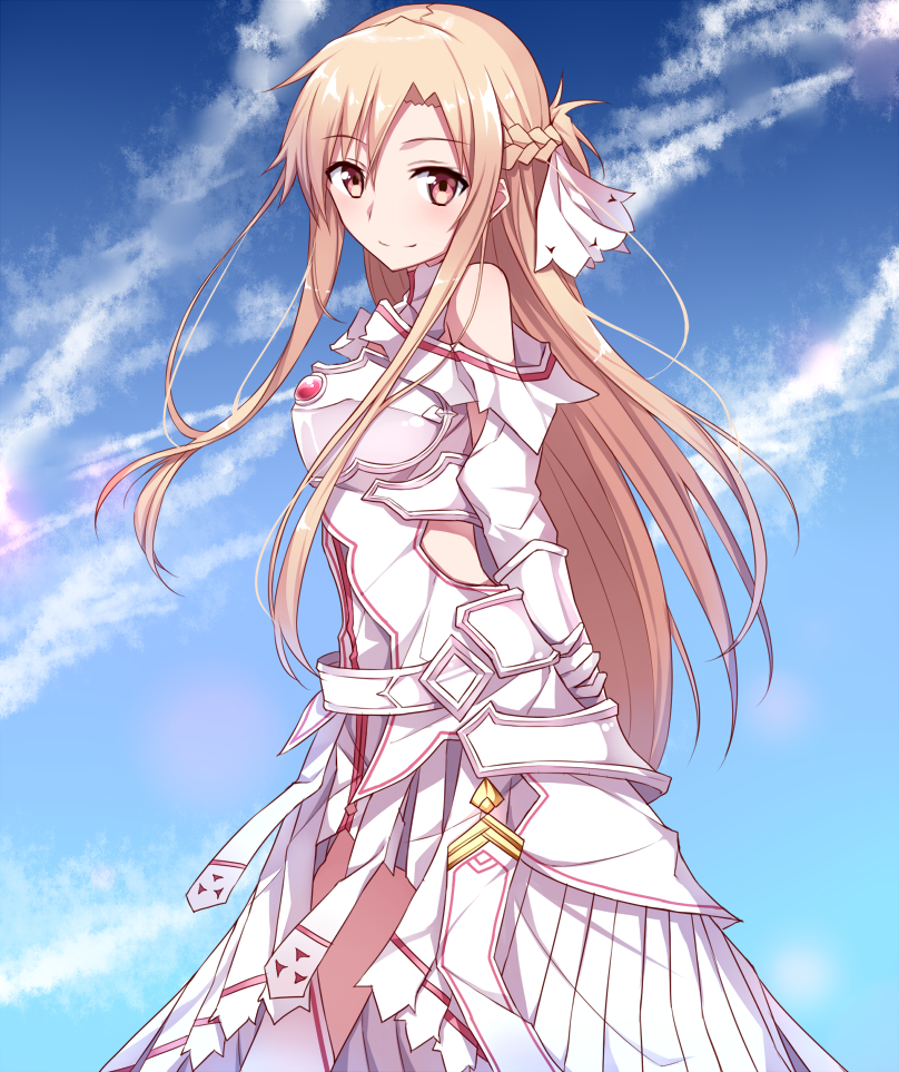 asuna (sword art online and 2 more) drawn by tsuezu
