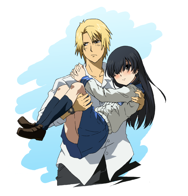 juuzawa juu and ochibana ame (denpa teki na kanojo) drawn by narusemi
