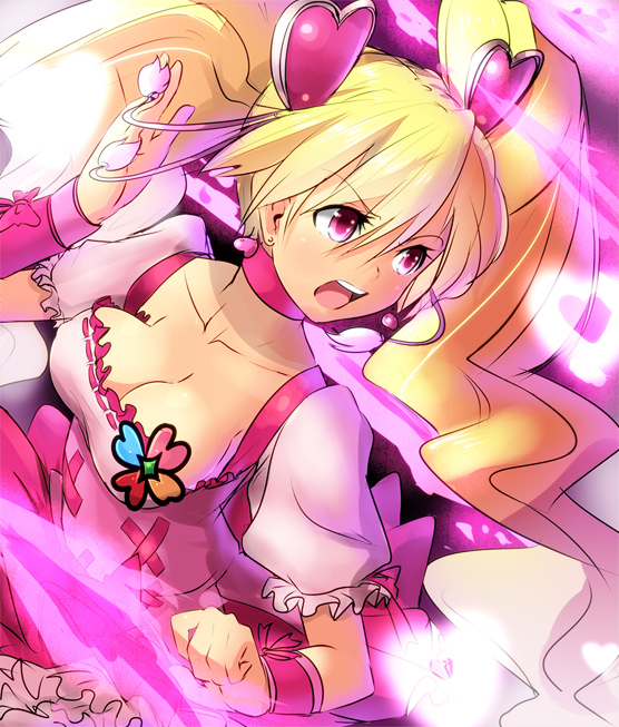momozono love and cure peach (precure and 1 more) drawn by magister