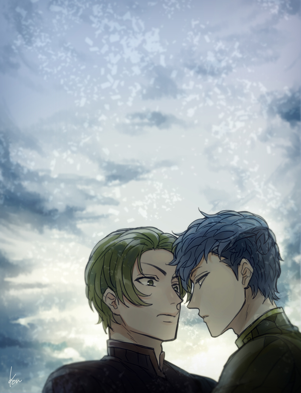 python and forsyth (fire emblem and 1 more) drawn by akke
