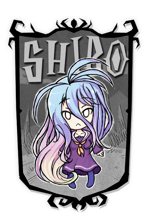 shiro (no game no life and 1 more) drawn by senshimi
