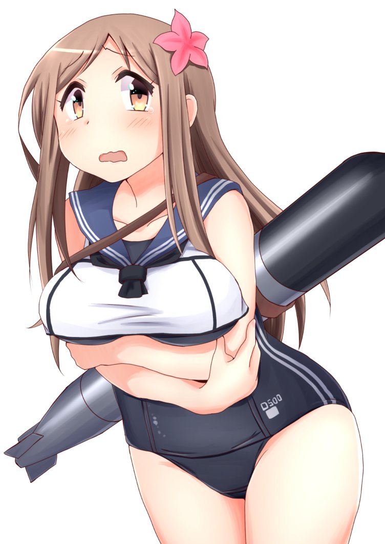ro-500, aikawa chiho, and kayano ai (kantai collection and 1 more) drawn by hirame_guard