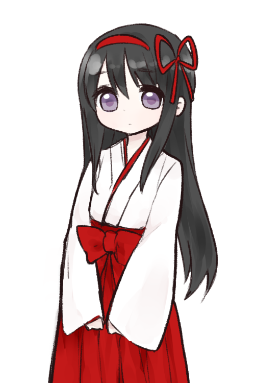 akemi homura (mahou shoujo madoka magica) drawn by fc_(efushii)