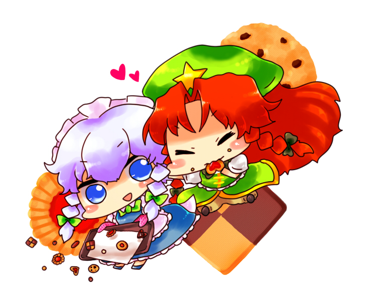 izayoi sakuya and hong meiling (touhou) drawn by nuime