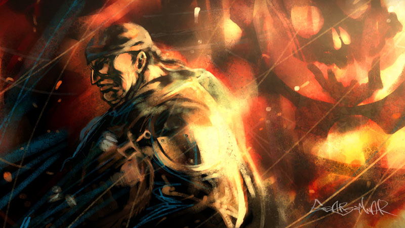 marcus fenix (gears of war) drawn by kei_(keigarou)
